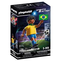 Playmobil Joueur De Football Français - Maillot Équipe De France - Fonction Tir Main