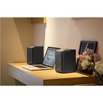 Edifier R1010BT - Haut-parleurs - étagère - sans fil - Bluetooth - 24 Watt (Totale) - 2 voies - noir