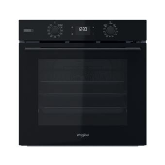 Four multifonction, pyrolyse, black, 71 L, chaleur pulsee, porte froide, rail telescopique, fermeture douce, vapeur Steam+, ligne Origin+ - 1