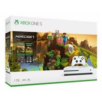 Microsoft xbox one s 1tb white minecraft holiday bundle
