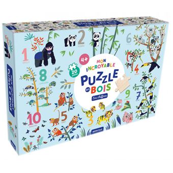 Puzzle animaux en bois pour les tout-petits 1 2 3 ans garçons filles jouet  éducatif - Multicolore - Puzzle - à la Fnac