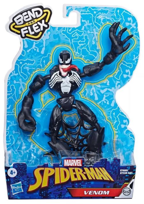 Marvel Spider-Man Venom Buig en Flex Figuur 15 cm