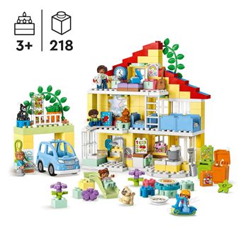 LEGO 10992 DUPLO MA VILLE LA VIE À LA GARDERIE, JOUET ÉDUCATIF POUR ENFANTS  DÈS 2 ANS, JEU D'APPRENTISSAGE AVEC BRIQUES DE CONST