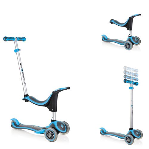 Trottinette Globber EVO 4 en 1 Plus Bleu ciel