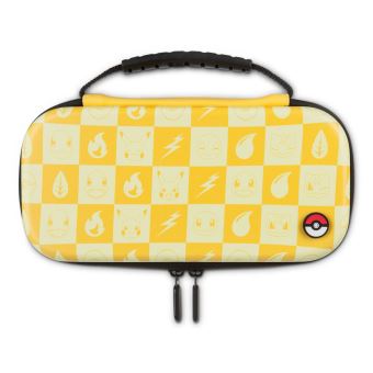 Etui de protection PowerA Jaune pour Nintendo Switch Lite Damier Pokémon