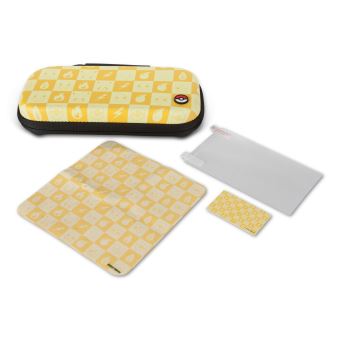 Etui de protection PowerA Jaune pour Nintendo Switch Lite Damier Pokémon