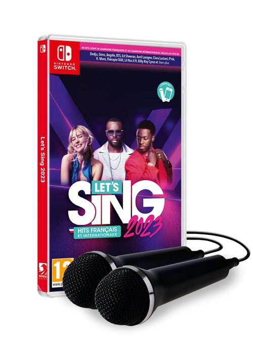 Let s Sing 2023 + 2 Micros Edition Bundle Nintendo Switch