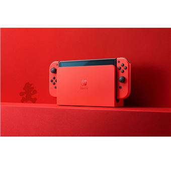 Console Nintendo Switch modèle OLED Edition Mario Rouge