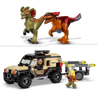 LEGO® Jurassic World™ 76951 Le transport du Pyroraptor et du Dilophosaurus