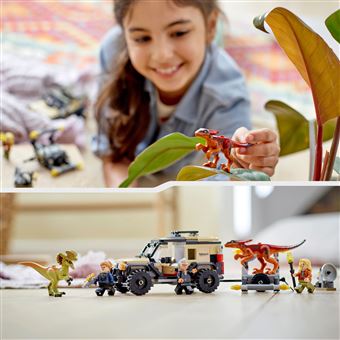 LEGO® Jurassic World™ 76951 Le transport du Pyroraptor et du Dilophosaurus