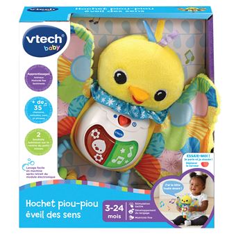 Hochet Vtech Baby Piou-Piou Eveil des Sens