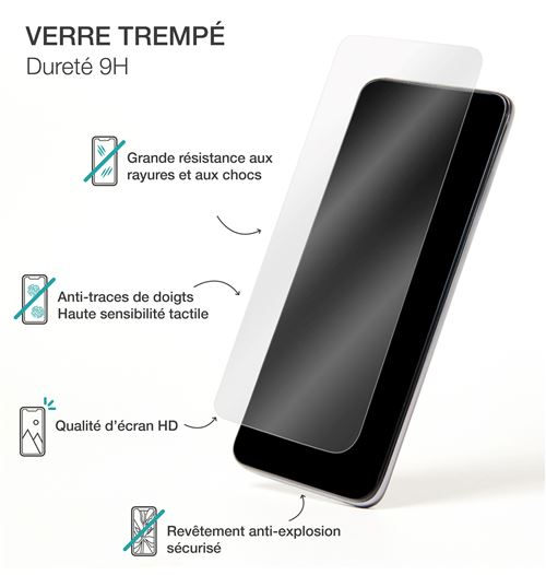 Protection d'écran 2.5D en Verre trempé BigBen Connected pour Samsung  Galaxy A15 4G et 5G Transparent + SmartFrame - Protection d'écran pour  smartphone - Achat & prix