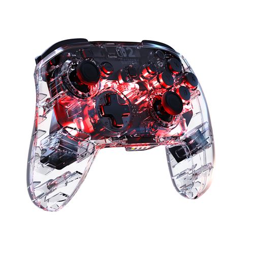 Manette gaming sans fil Turtle Beach Afterglow Transparent pour Nintendo Switch 2