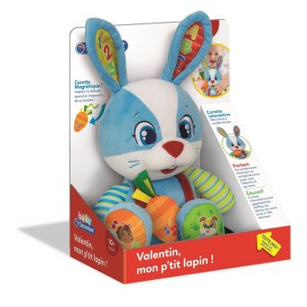 Peluche interactive Clementoni Mon p'tit lapin Valentin