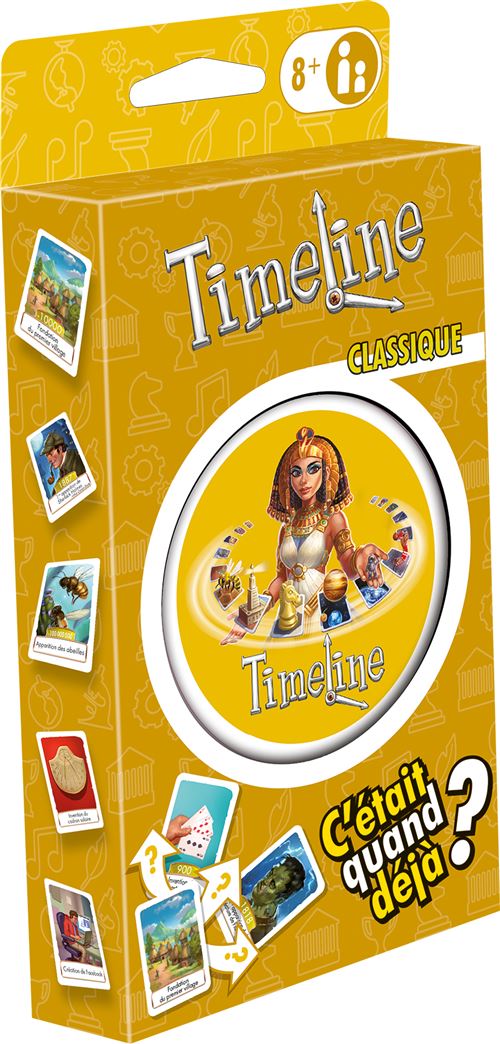 Jeu De Cartes Asmodee Timeline Classique