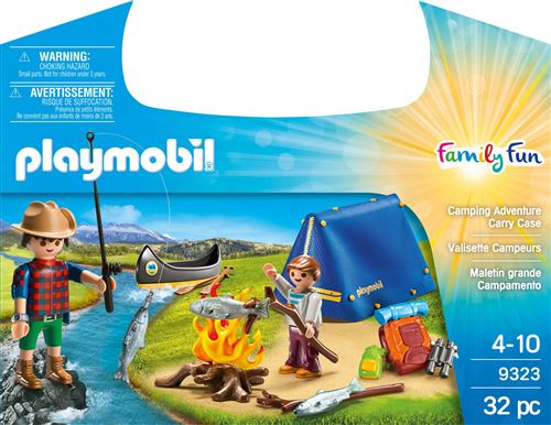 Playmobil Family Fun 9323 Valisette Campeurs - Playmobil