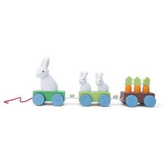 Jouet en bois Le Toy Van Le Train de la Famille Lapin