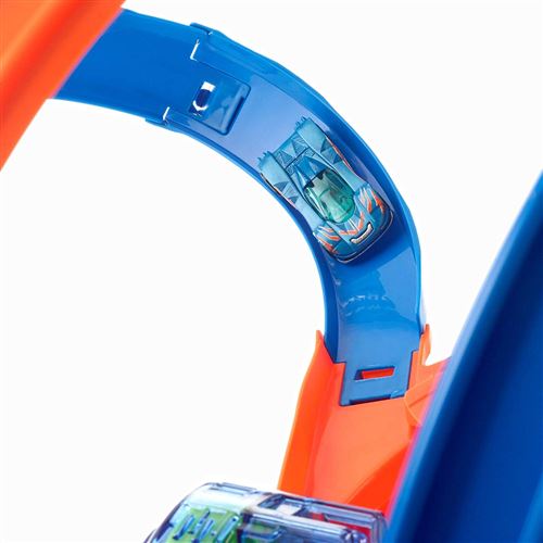 Hot Wheels Coffret Looping Infernal 70 Cm – Lanceur à Levier, Courses Et Crashs – Dès 5 Ans (HCB00)
