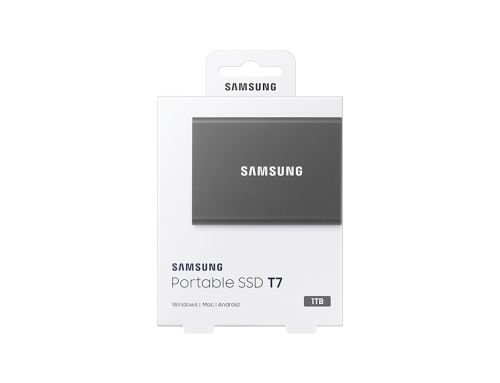 Samsung Portable T7 4 TB Disque dur externe SSD USB 3.1 (2è gén.) noir  MU-PE4T0S/EU - Conrad Electronic France