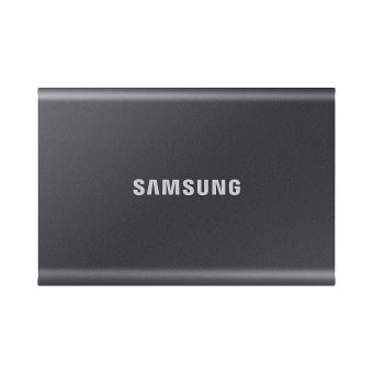 Disque SSD Externe Samsung Portable T7 MU-PC1T0T/WW 1 To USB 3.2 Gris titane - 1