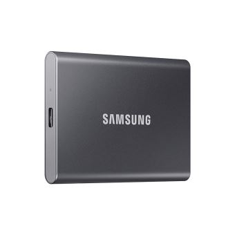 Disque SSD Externe Samsung Portable T7 MU-PC1T0T/WW 1 To USB 3.2 Gris titane  - SSD externes - Achat & prix