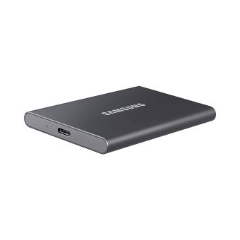 Disque SSD Externe Samsung Portable T7 MU-PC1T0T/WW 1 To USB 3.2 Gris  titane - SSD externes - Achat & prix