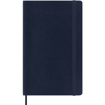 Agenda civil semainier Moleskine Grand Format Bleu Saphir