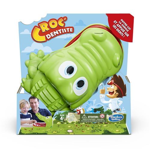 Boite de Jeu de société Hasbro Gaming Croc dentiste