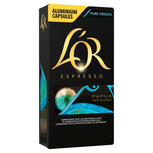 Set de 10 Capsules café Maison du café L’Or Espresso Papouasie