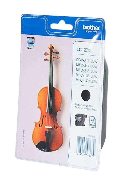 Cartouche d'encre Brother LC127XLBK Super High Yield Noir