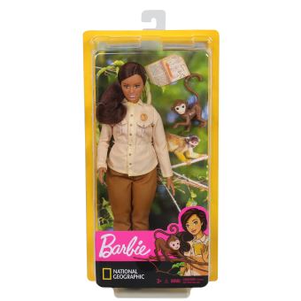 Poupée Barbie Collection National Geographic Protectrice de l'environnement Mattel