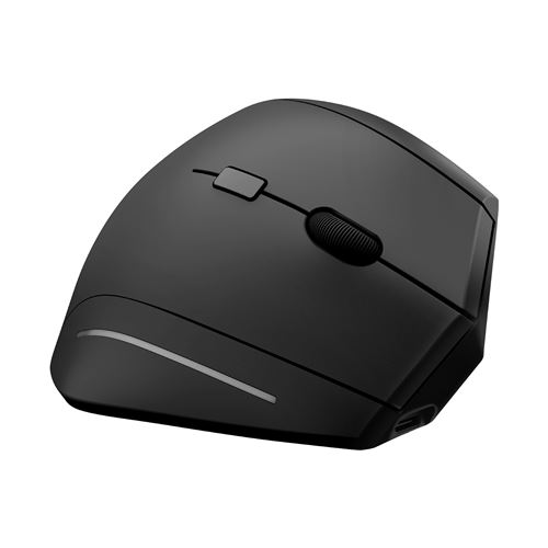 Tnb Noir Souris Sans Fil Bluetooth T'nb Ergonomique Verticale Et Rechargeable