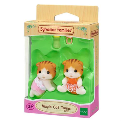Figurine Sylvanian Families Chats jumeaux roux