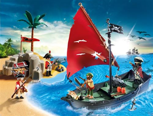 PLAYMOBIL FRANÇAIS / Anglais / Officier / Amiral / Pirate Guerre D