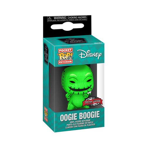 Figurine Funko Pop Keychain The Nightmare before Christmas Oogie Boogie with Dice Blacklight