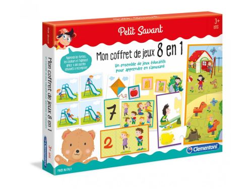Jeu éducatif Clementoni Mon coffret de jeux 8 en 1 - Autre jeux ...