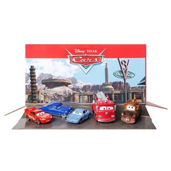 CARS - Pack 5 Vehicules - mini-vehicules - 3 ans et +