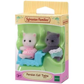 5 Sur Les Jumeaux Chat Persan Sylvanian Families Moyenne Figurine Achat Prix Fnac