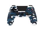 Manette Gaming sans fil Bluetooth pour PS4 Under Control Bleu camo