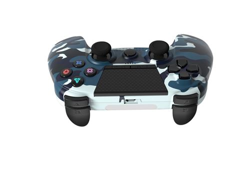 Manette Gaming sans fil Bluetooth pour PS4 Under Control Bleu camo