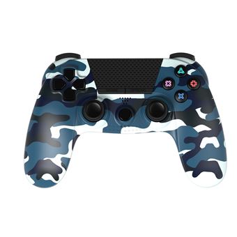 Manette Gaming sans fil Bluetooth pour PS4 Under Control Bleu camo