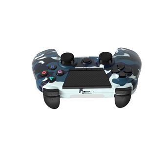 Manette Gaming sans fil Bluetooth pour PS4 Under Control Bleu camo