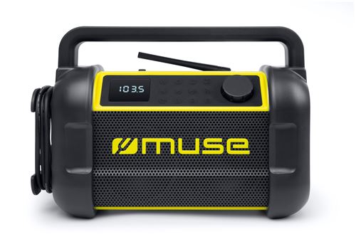 Radio de Chantier MUSE M-928 BTY – Bluetooth, Tuner FM, IP64 - vue 7