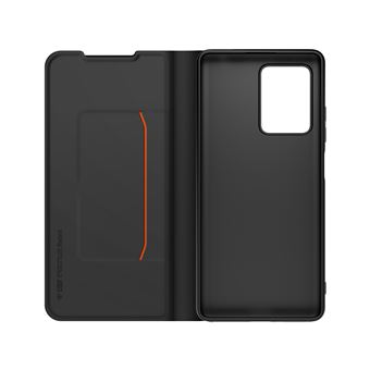 Etui à rabat en gomme avec porte-carte Made For Xiaomi pour Redmi Note 12 5G Noir