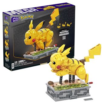 Jeu de construction Mega Construx Pokémon Pikachu en mouvement