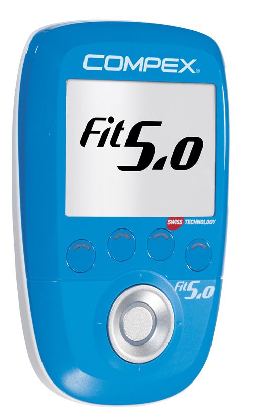 Electrostimulateur Compex Fit 5.0. Bleu et Blanc