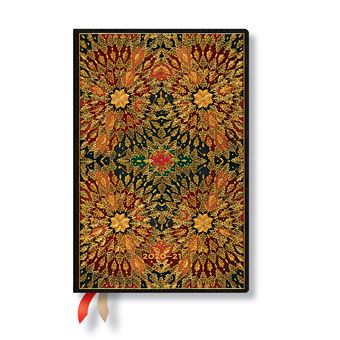 Agenda scolaire Paperblanks 2020 2021 Fleurs de Feu Mini Semainier