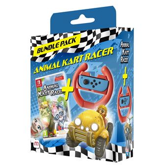 Animal Kart Racer Bundle Pack CIAB + Volant SWITCH