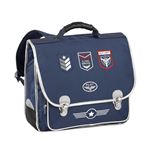 Cartable scolaire Viquel Aviateur 38 cm Bleu