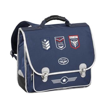Cartable scolaire Viquel Aviateur 38 cm Bleu